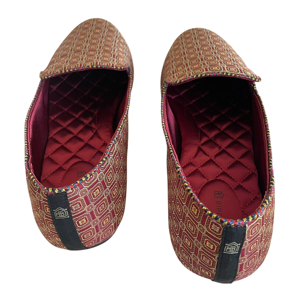 BIRDIES Starling Women's Size 12 Red Gold Slip-On Cushioned Loafer Comfort Flats - Picture 3 of 9